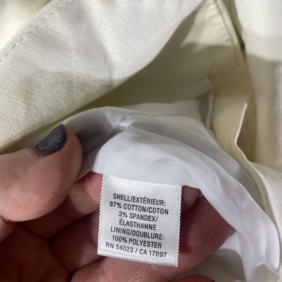 Helmut lang white/off white blazer jacket one button large Corpcore career work - Picture 5 of 7